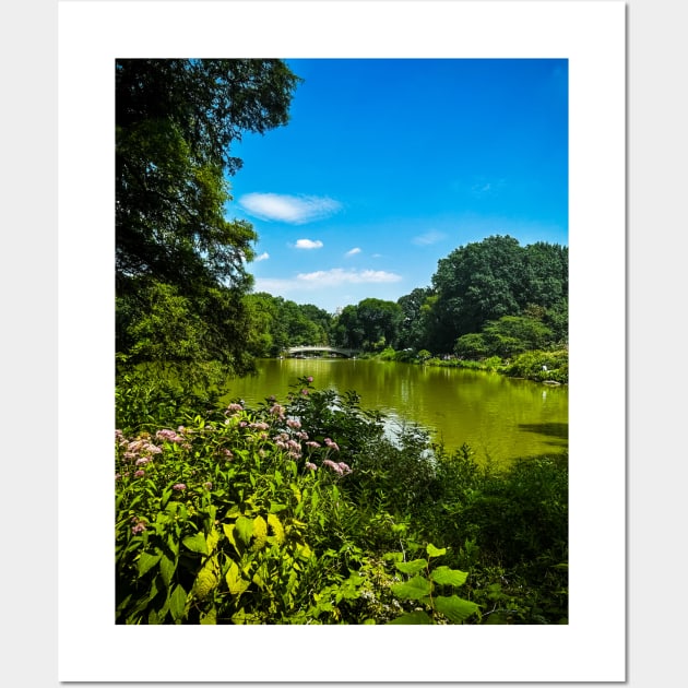 Central Park Lake Bridge Manhattan NYC Wall Art by eleonoraingrid